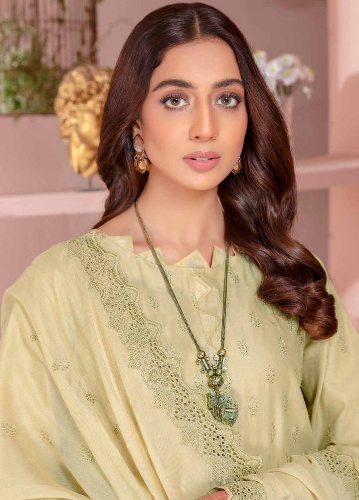 Bareeze By Aalaya Embroidered Lawn Suits Unstitched 3 Piece ALY23-B4 D-01 - Summer Collection