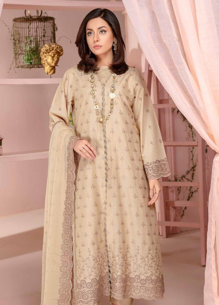 Bareeze By Aalaya Embroidered Lawn Suits Unstitched 3 Piece ALY23-B4 D-02 - Summer Collection