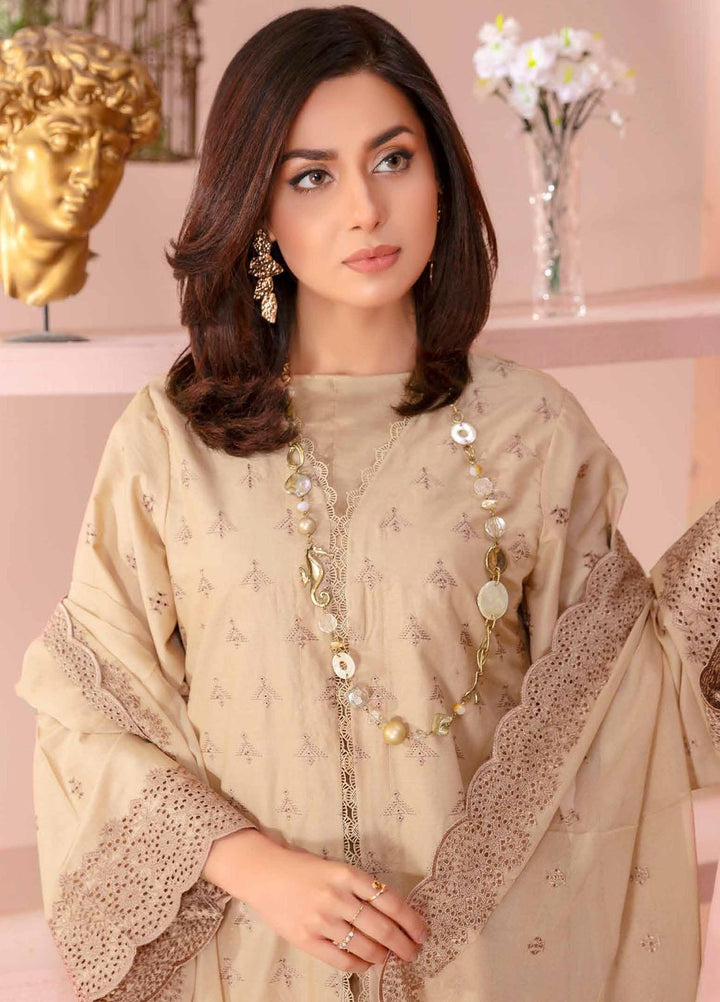 Bareeze By Aalaya Embroidered Lawn Suits Unstitched 3 Piece ALY23-B4 D-02 - Summer Collection