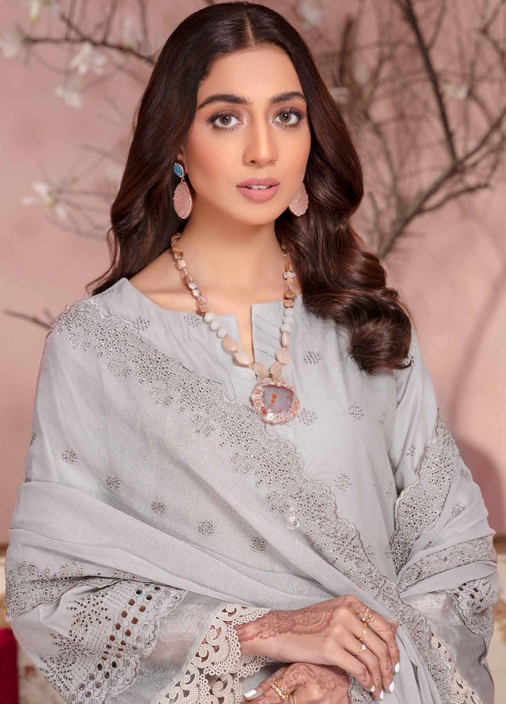 Bareeze By Aalaya Embroidered Lawn Suits Unstitched 3 Piece ALY23-B4 D-03 - Summer Collection