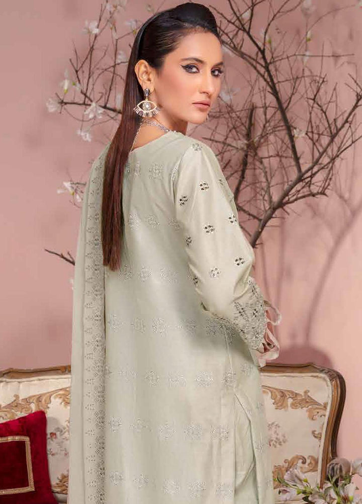 Bareeze By Aalaya Embroidered Lawn Suits Unstitched 3 Piece ALY23-B4 D-04 - Summer Collection