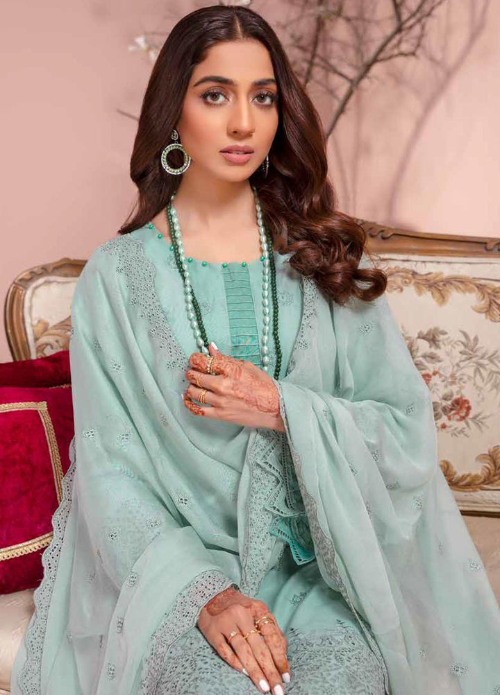 Bareeze By Aalaya Embroidered Lawn Suits Unstitched 3 Piece ALY23-B4 D-06 - Summer Collection