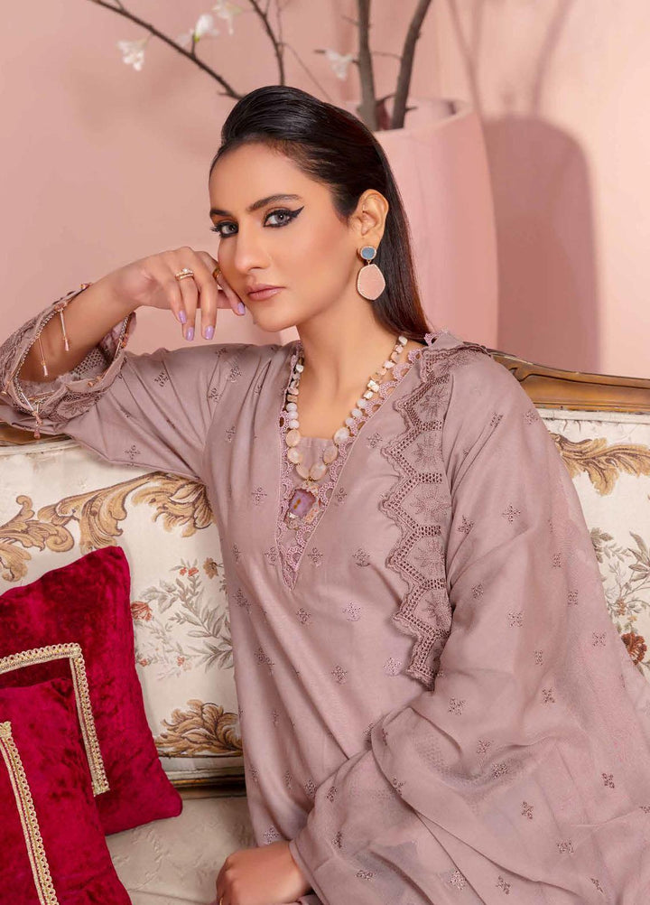 Bareeze By Aalaya Embroidered Lawn Suits Unstitched 3 Piece ALY23-B4 D-07 - Summer Collection