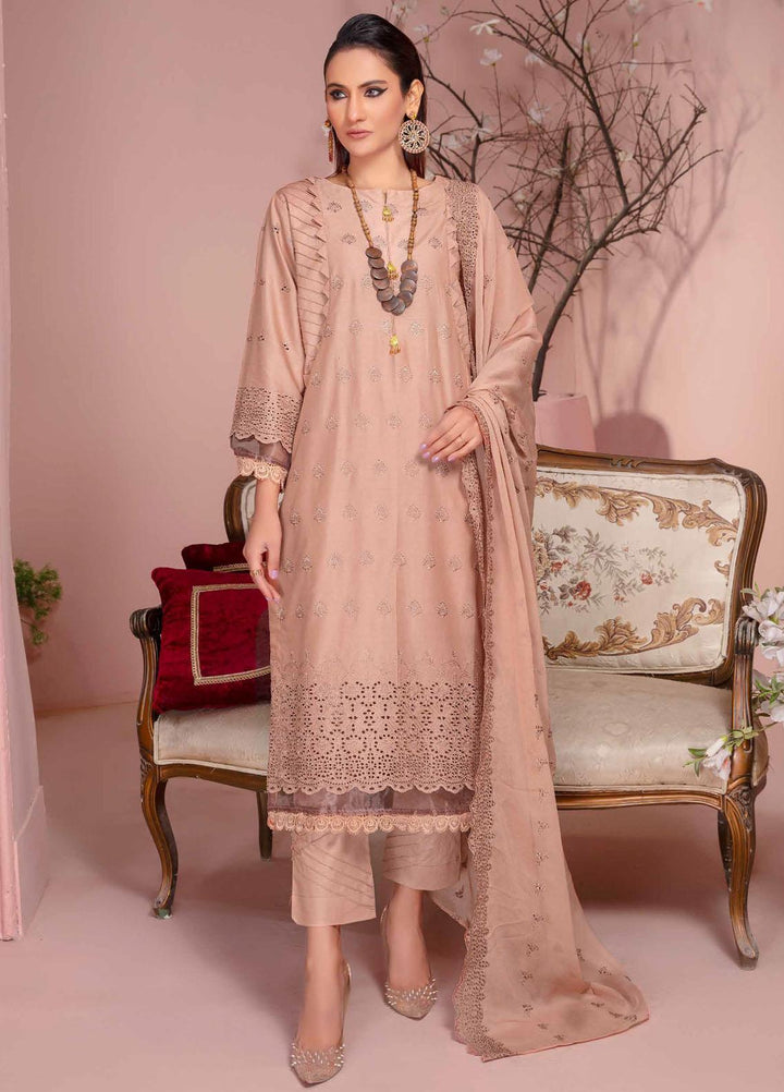 Bareeze By Aalaya Embroidered Lawn Suits Unstitched 3 Piece ALY23-B4 D-09 - Summer Collection