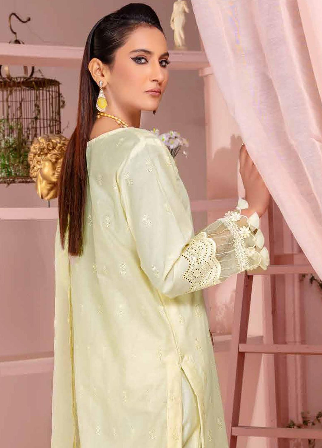 Bareeze By Aalaya Embroidered Lawn Suits Unstitched 3 Piece ALY23-B4 D-10 - Summer Collection