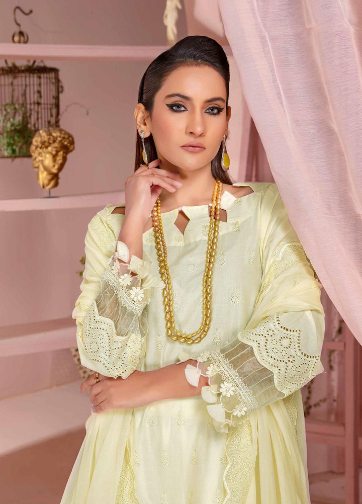 Bareeze By Aalaya Embroidered Lawn Suits Unstitched 3 Piece ALY23-B4 D-10 - Summer Collection