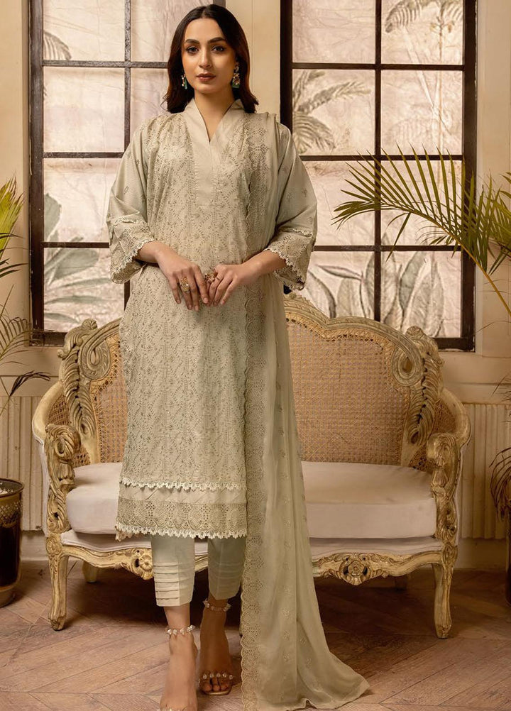 Bareeze By Aalaya Embroidered Lawn Suits Unstitched 3 Piece ALY23B-V3 D-10 - Luxury Summer Collection