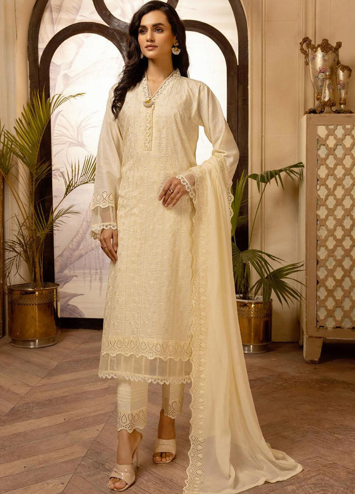 Bareeze By Aalaya Embroidered Lawn Suits Unstitched 3 Piece ALY23B-V3 D-2 - Luxury Summer Collection