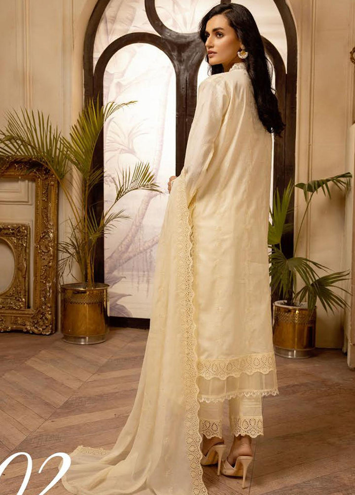 Bareeze By Aalaya Embroidered Lawn Suits Unstitched 3 Piece ALY23B-V3 D-2 - Luxury Summer Collection