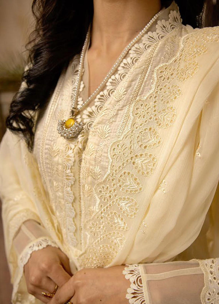 Bareeze By Aalaya Embroidered Lawn Suits Unstitched 3 Piece ALY23B-V3 D-2 - Luxury Summer Collection