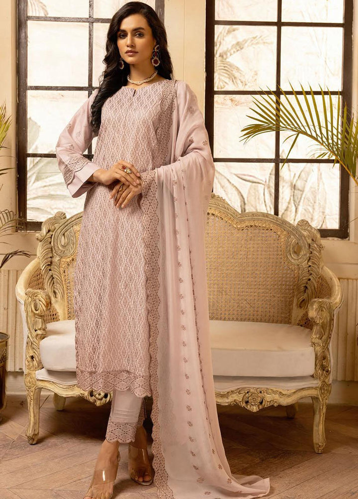 Bareeze By Aalaya Embroidered Lawn Suits Unstitched 3 Piece ALY23B-V3 D-3 - Luxury Summer Collection