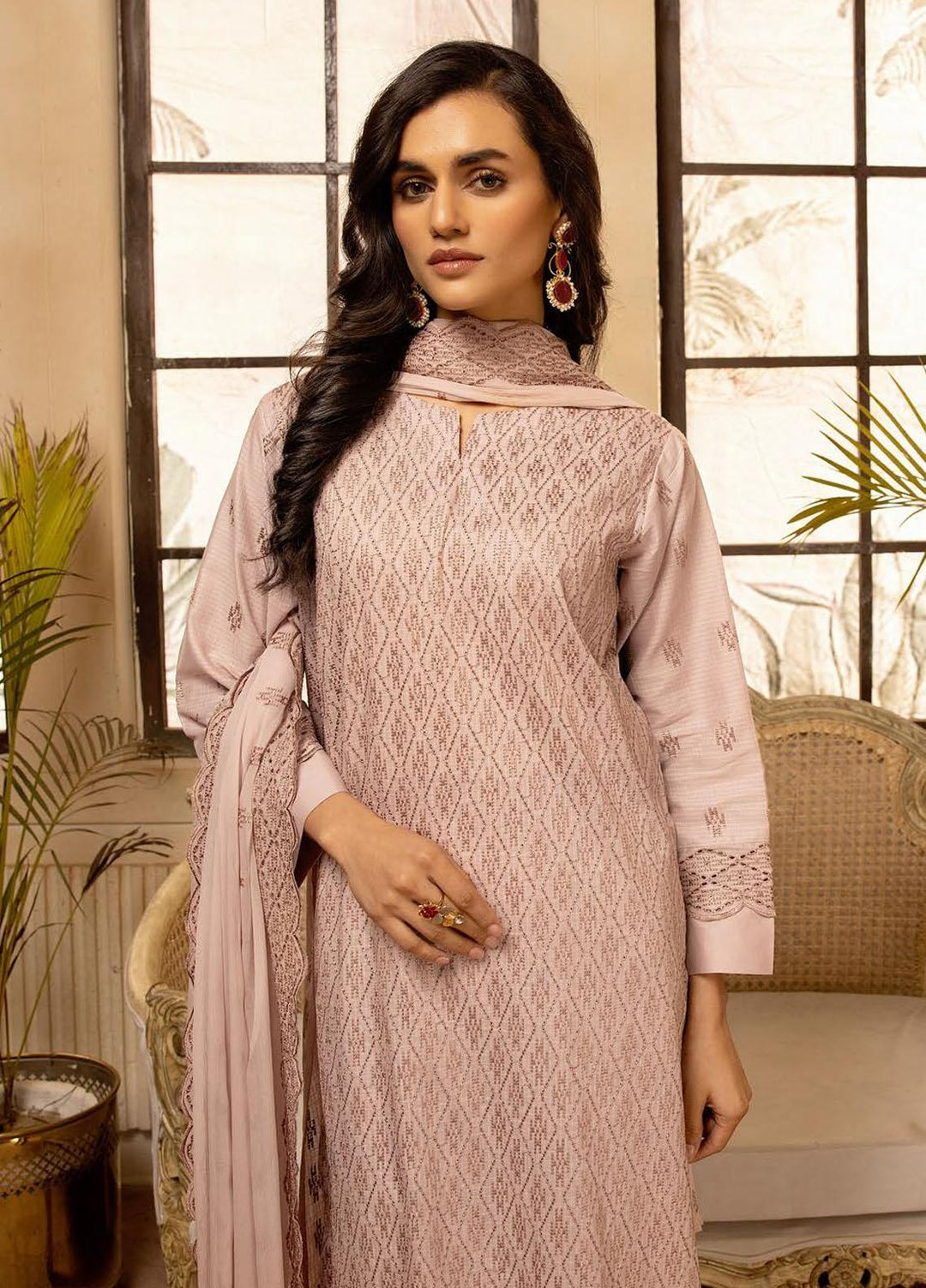 Bareeze By Aalaya Embroidered Lawn Suits Unstitched 3 Piece ALY23B-V3 D-3 - Luxury Summer Collection