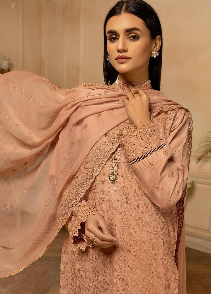 Bareeze By Aalaya Embroidered Lawn Suits Unstitched 3 Piece ALY23B-V3 D-4 - Luxury Summer Collection