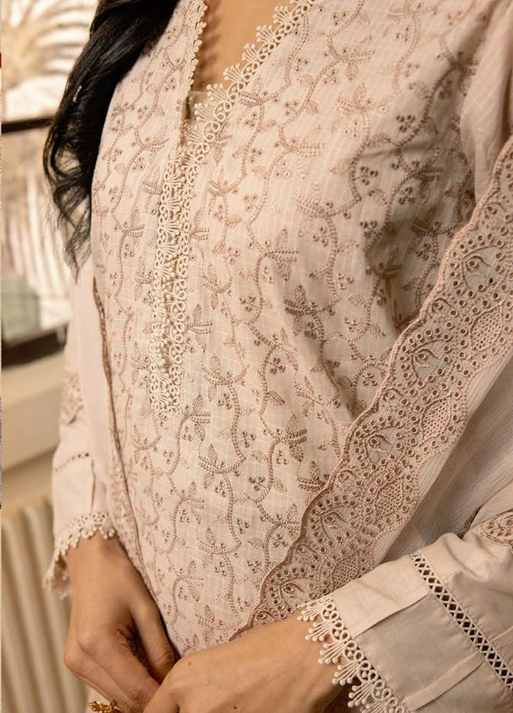 Bareeze By Aalaya Embroidered Lawn Suits Unstitched 3 Piece ALY23B-V3 D-7 - Luxury Summer Collection