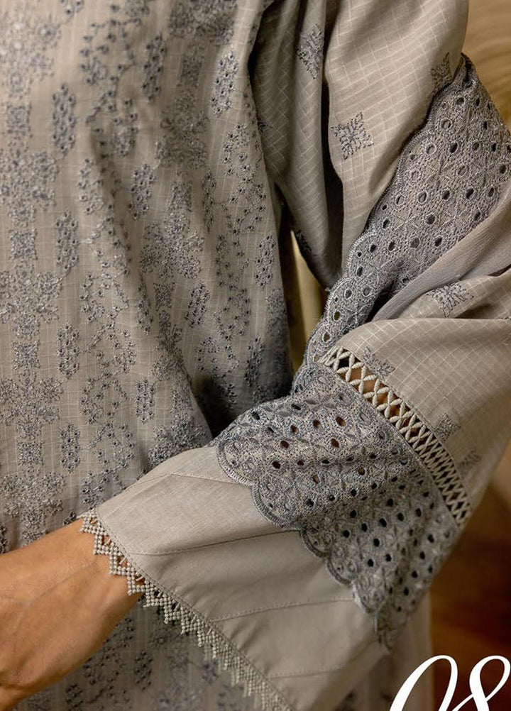 Bareeze By Aalaya Embroidered Lawn Suits Unstitched 3 Piece ALY23B-V3 D-8 - Luxury Summer Collection