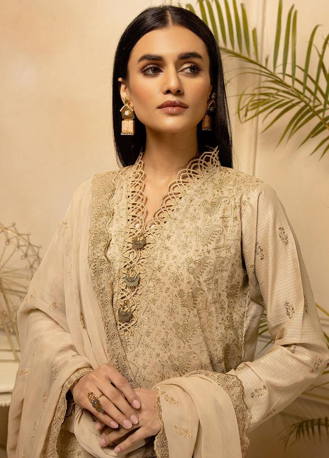 Bareeze By Aalaya Embroidered Lawn Suits Unstitched 3 Piece ALY23B-V3 D-9 - Luxury Summer Collection