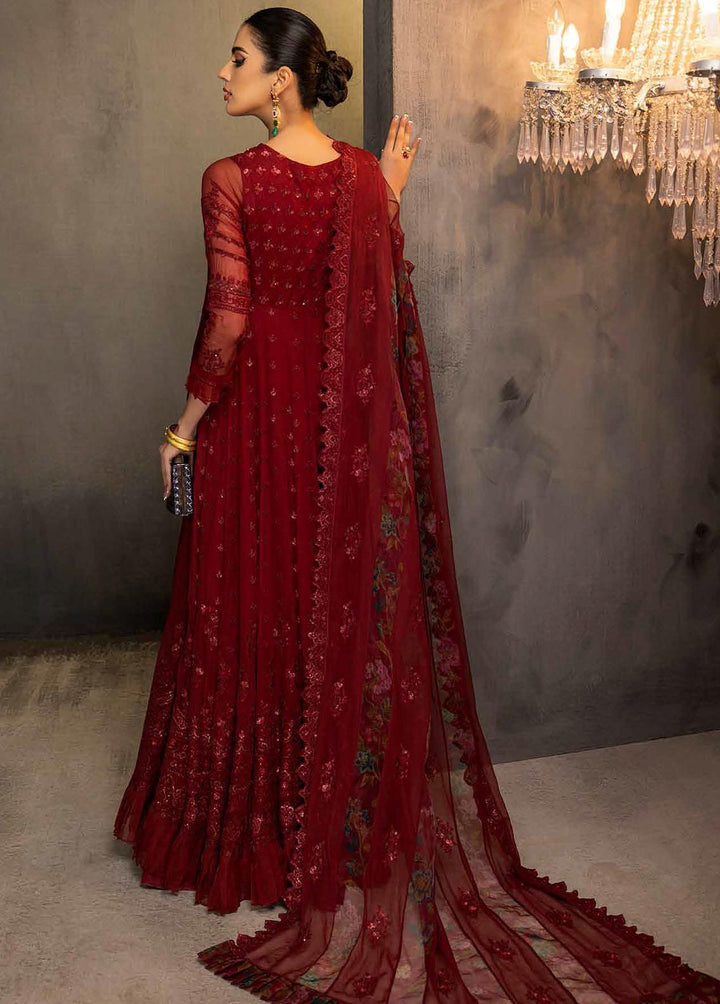 Barkha By Charizma Embroidered Chiffon Suits Unstitched 3 Piece CRZ23B CBK-03 - Premium Collection