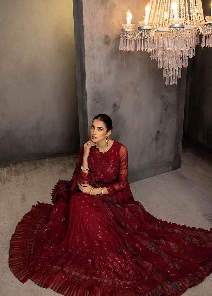 Barkha By Charizma Embroidered Chiffon Suits Unstitched 3 Piece CRZ23B CBK-03 - Premium Collection