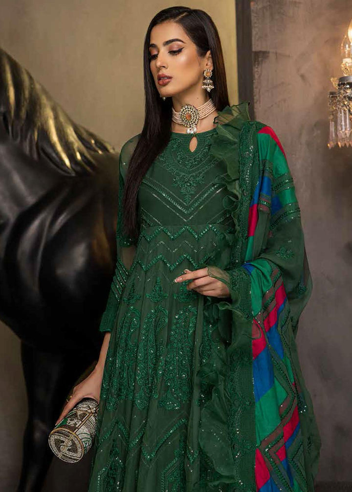 Barkha By Charizma Embroidered Chiffon Suits Unstitched 3 Piece CRZ23B CBK-06 - Premium Collection
