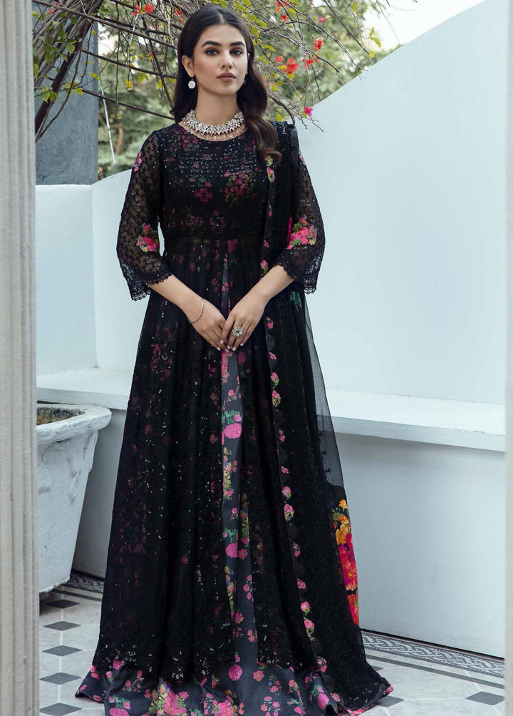 Barkha By Charizma Embroidered Chiffon Suits Unstitched 3 Piece CRZ23B CBK-07 - Premium Collection