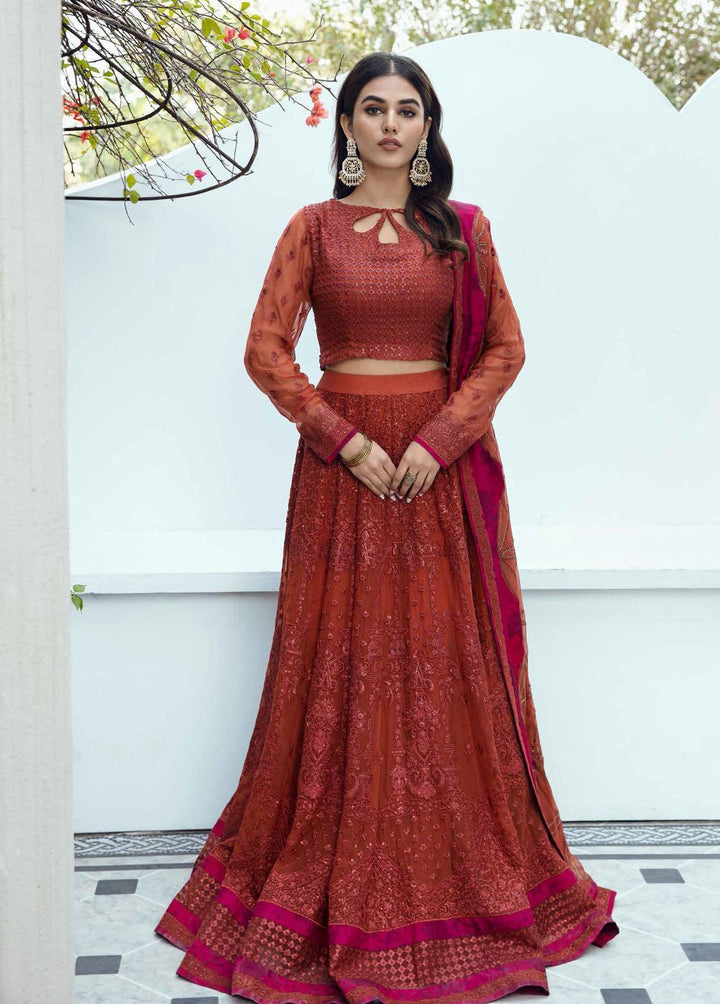 Barkha By Charizma Embroidered Chiffon Suits Unstitched 3 Piece CRZ23B CBK-08 - Premium Collection