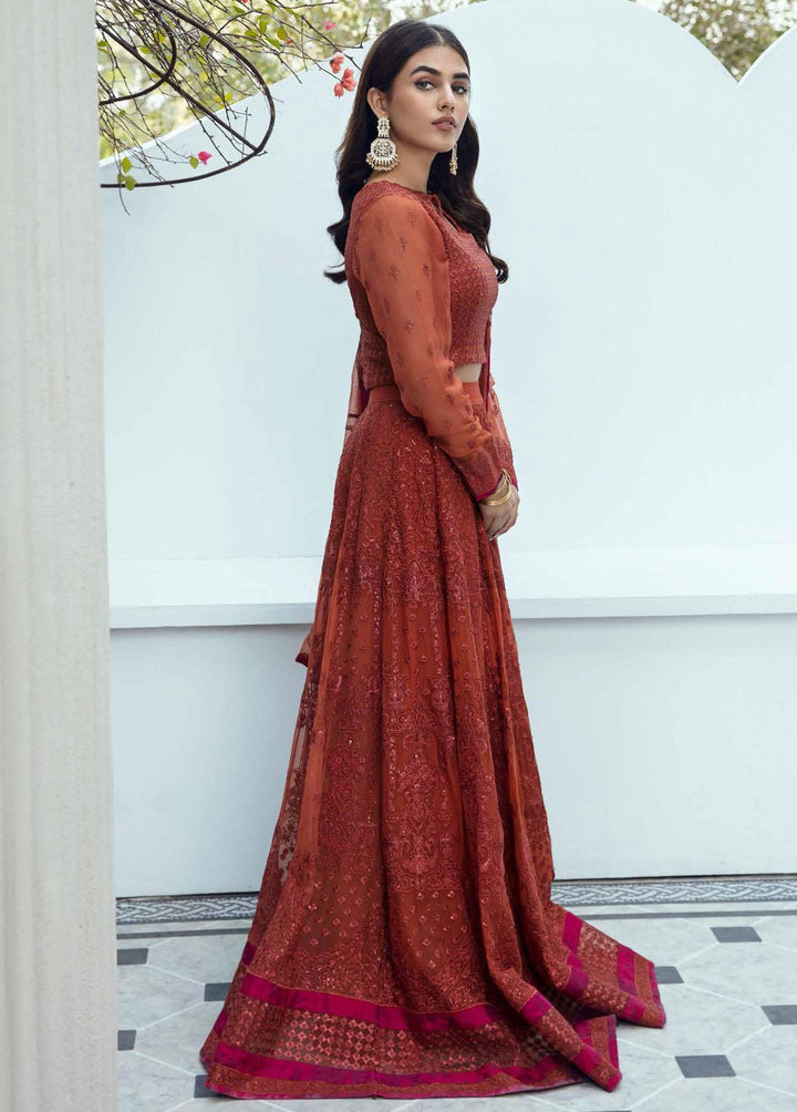 Barkha By Charizma Embroidered Chiffon Suits Unstitched 3 Piece CRZ23B CBK-08 - Premium Collection