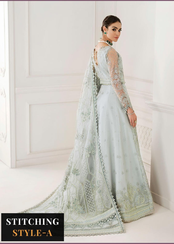 Baroque Embroidered Net Suits Unstitched 3 Piece BQU-CH10-D05 - Luxury Festive Tale