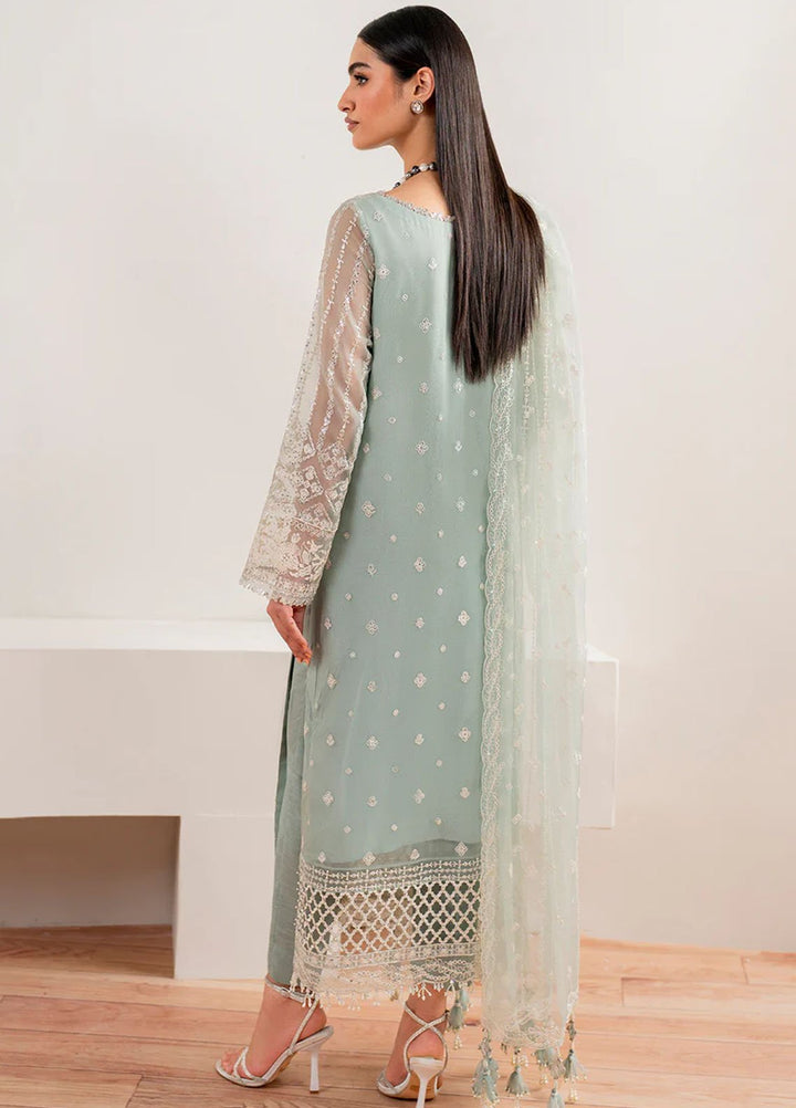 Baroque Embroidered Chiffon Suits Unstitched 3 Piece BQ25EF UF-680 - Formals Collection