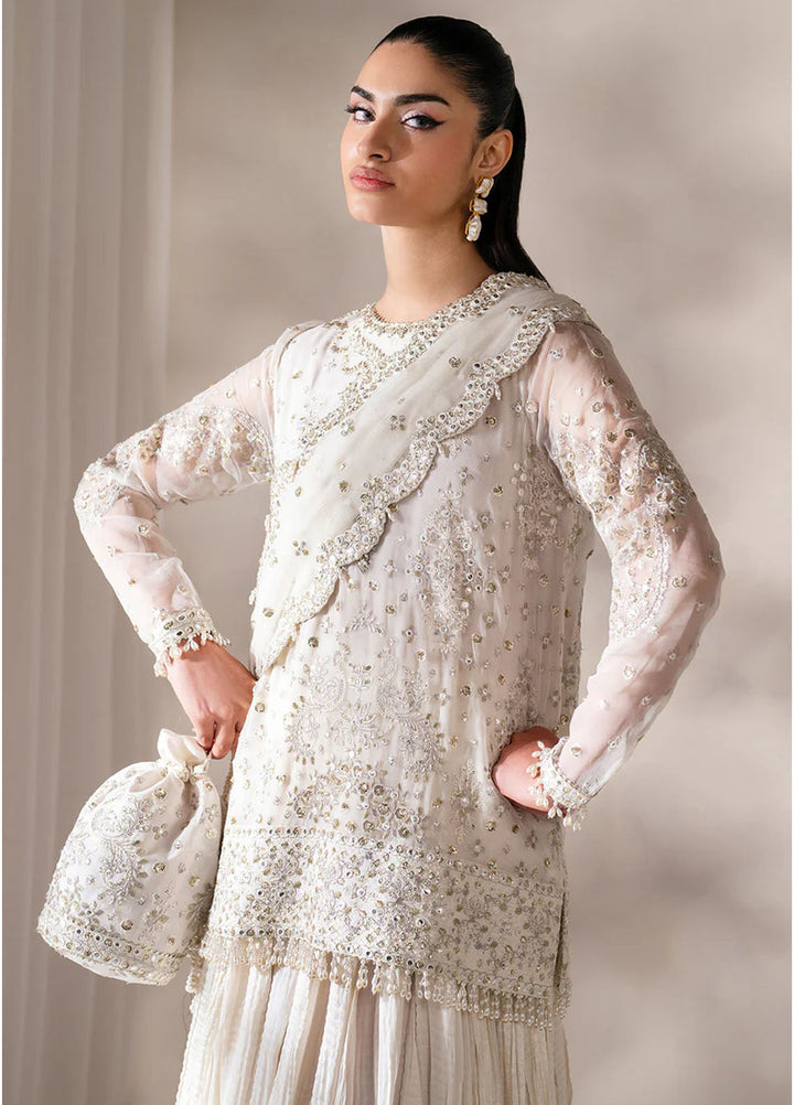 Baroque Embroidered Chiffon Suits Unstitched 3 Piece BQ25UF UF-4140 - Formals Collection
