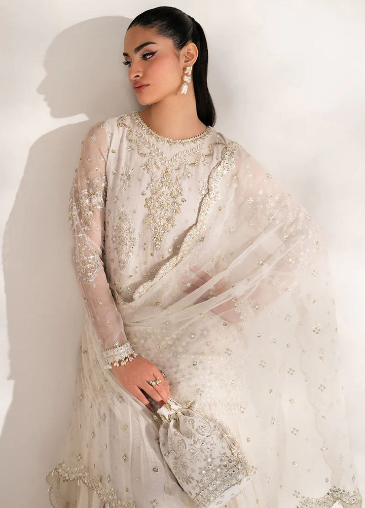 Baroque Embroidered Unstitched Chiffon 3 Piece Suits BQ25UF UF-4140 - Festive Collection