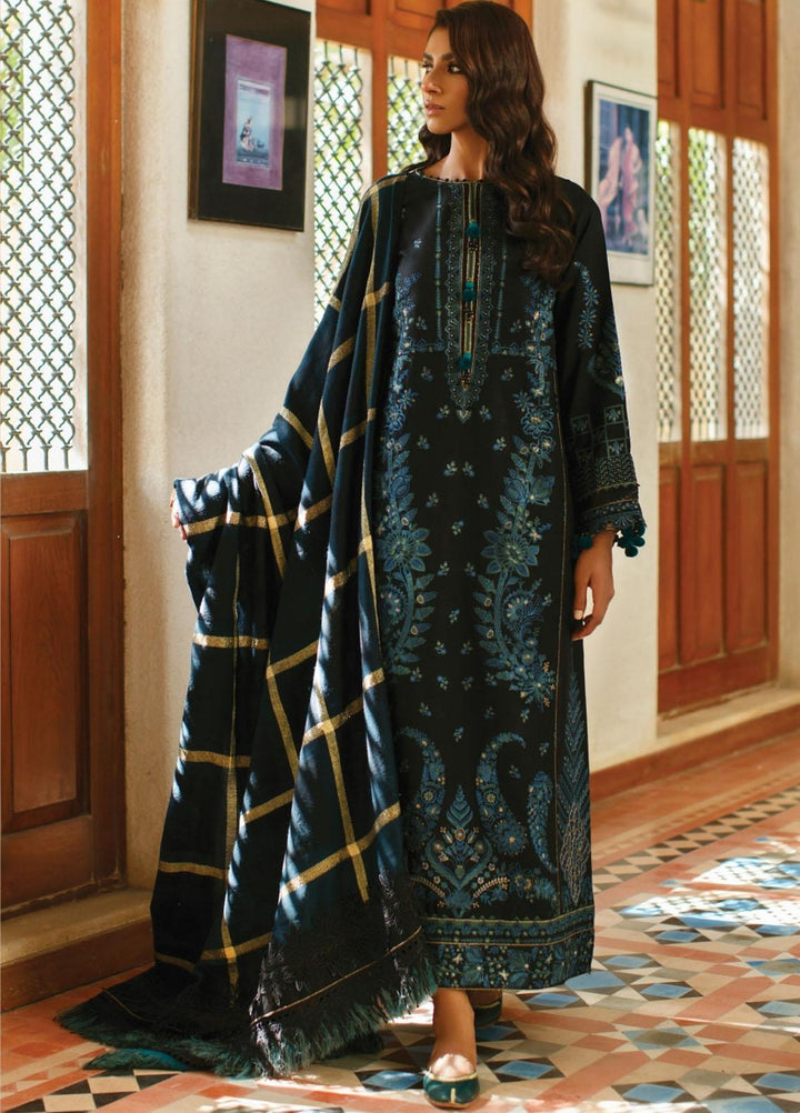 Baroque Embroidered Jacquard Suits Unstitched 3 Piece BQ21KW 01- SPINDLE - Winter Collection