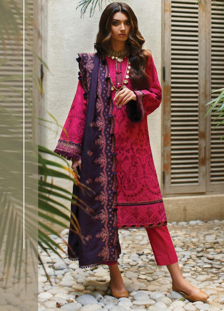 Baroque Embroidered Khaddar Suits Unstitched 3 Piece BQ21KW 09- COSMIC - Winter Collection