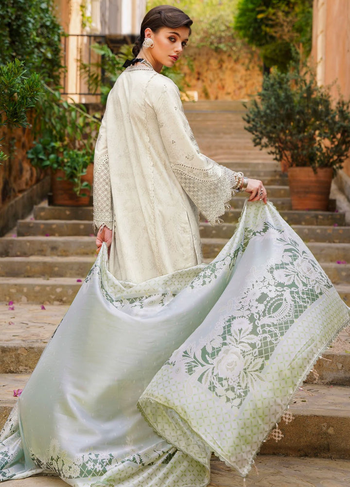 Baroque Embroidered Lawn Suits Unstitched 3 Piece BQ24SL D-01 - Summer Collection