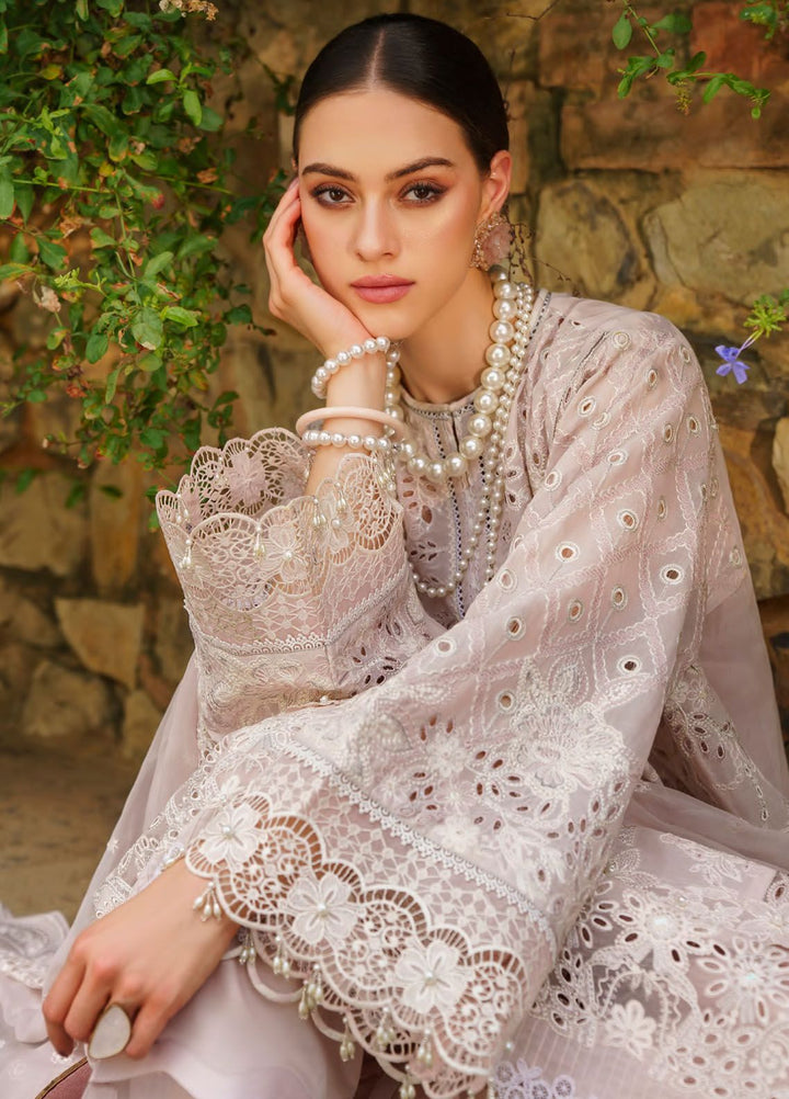 Baroque Embroidered Lawn Suits Unstitched 3 Piece BQ24SL D-03 - Summer Collection