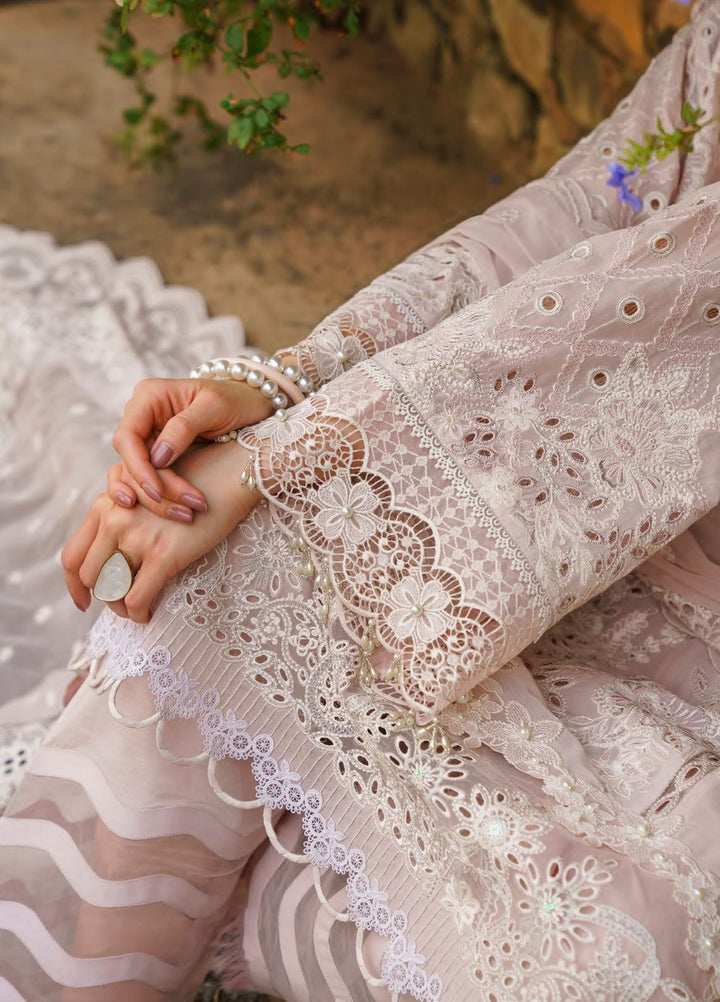 Baroque Embroidered Lawn Suits Unstitched 3 Piece BQ24SL D-03 - Summer Collection