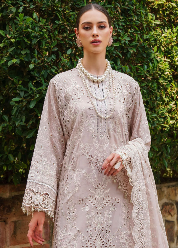 Baroque Embroidered Lawn Suits Unstitched 3 Piece BQ24SL D-03 - Summer Collection