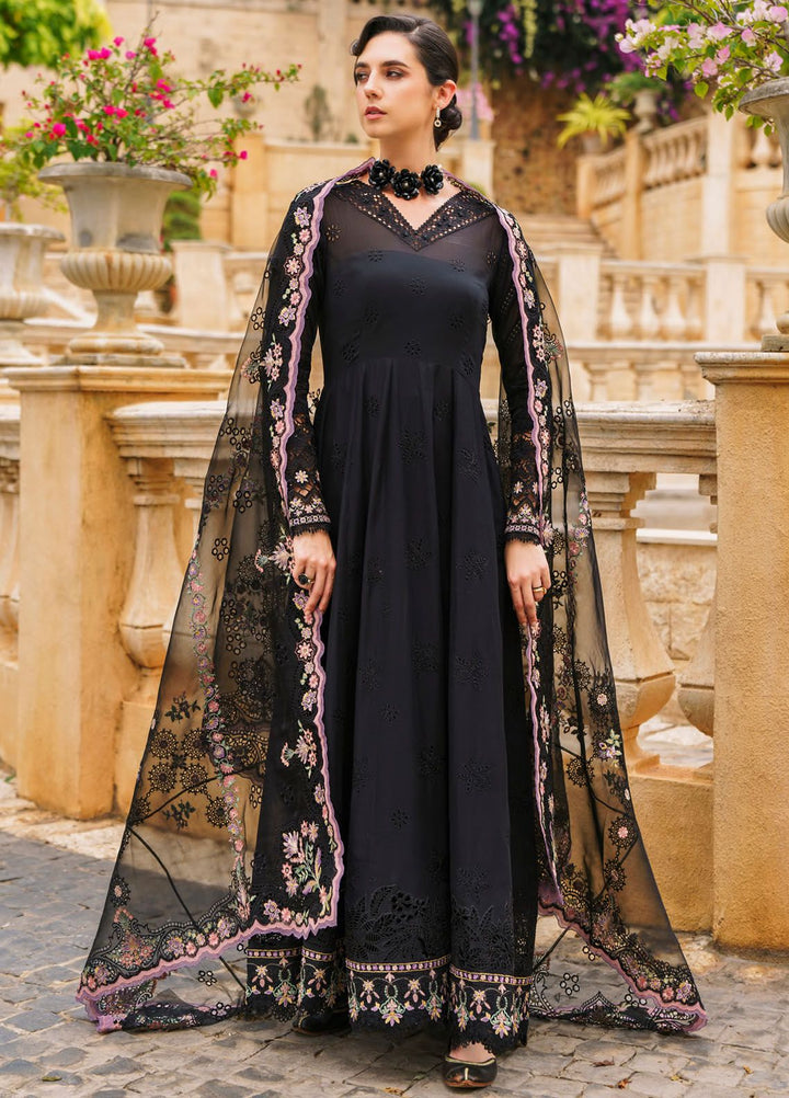 Baroque Embroidered Lawn Suits Unstitched 3 Piece BQ24SL D-06 - Summer Collection