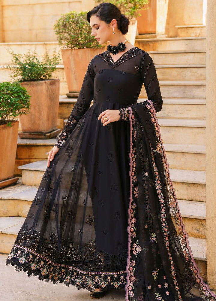 Baroque Embroidered Lawn Suits Unstitched 3 Piece BQ24SL D-06 - Summer Collection