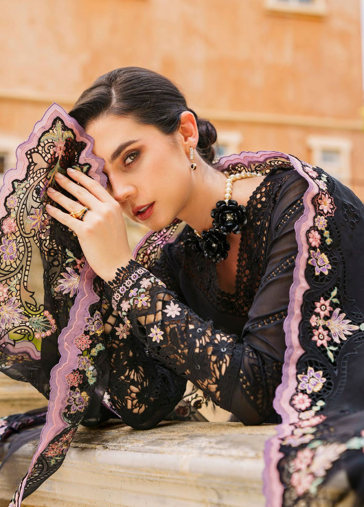 Baroque Embroidered Lawn Suits Unstitched 3 Piece BQ24SL D-06 - Summer Collection