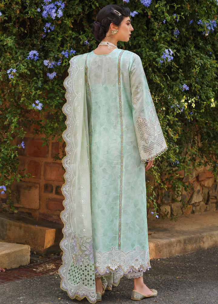 Baroque Embroidered Lawn Suits Unstitched 3 Piece BQ24SL D-07 - Summer Collection