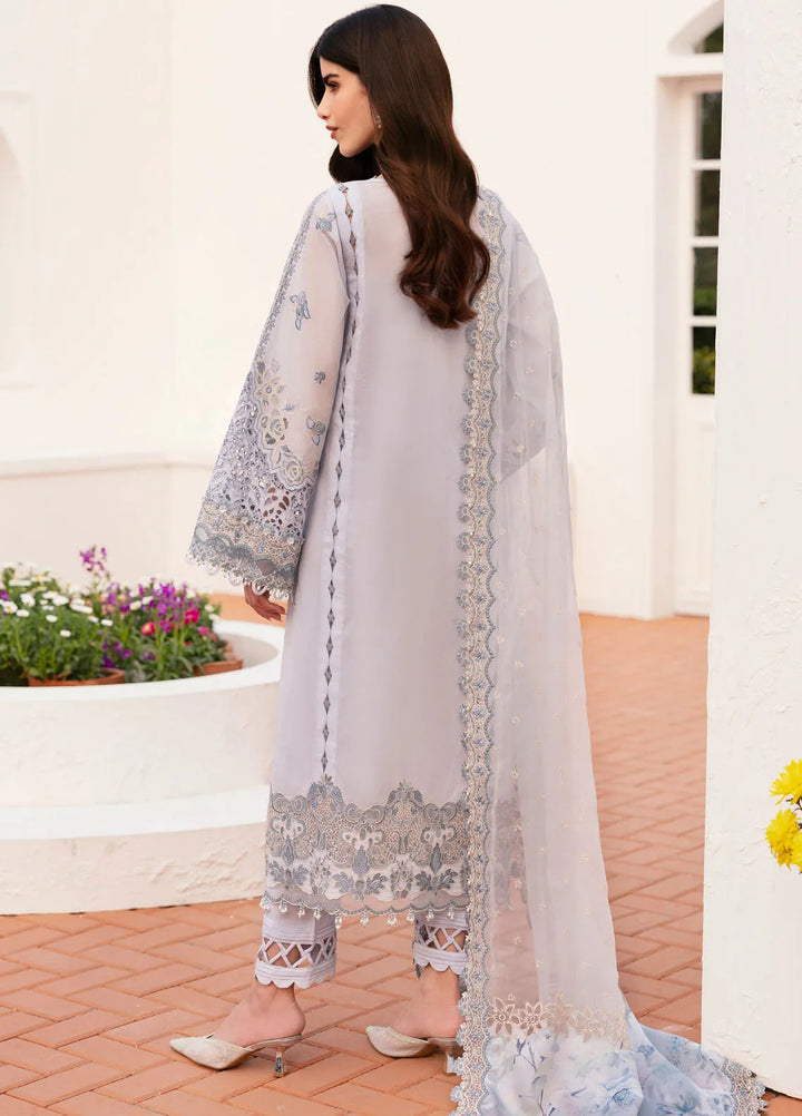 Baroque Embroidered Lawn Suits Unstitched 3 Piece BQ25EL D-02 - Summer Collection