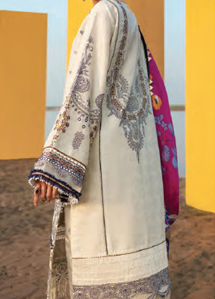 Baroque Embroidered Lawn Suits Unstitched 3 Piece BQ21SL 12 Deutzia - Summer Collection