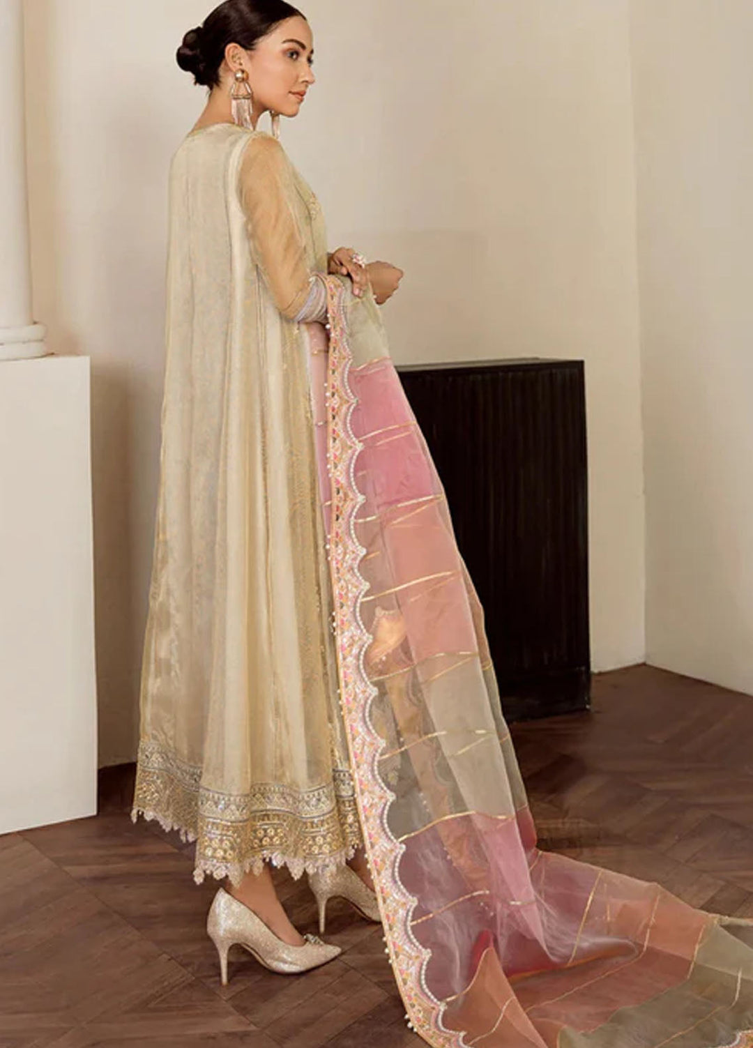 Baroque Embroidered Masuri Suits Unstitched 3 Piece BQ25UF PR- D438 - Formals Collection