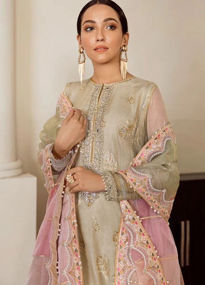 Baroque Embroidered Masuri Suits Unstitched 3 Piece BQ25UF PR- D438 - Formals Collection