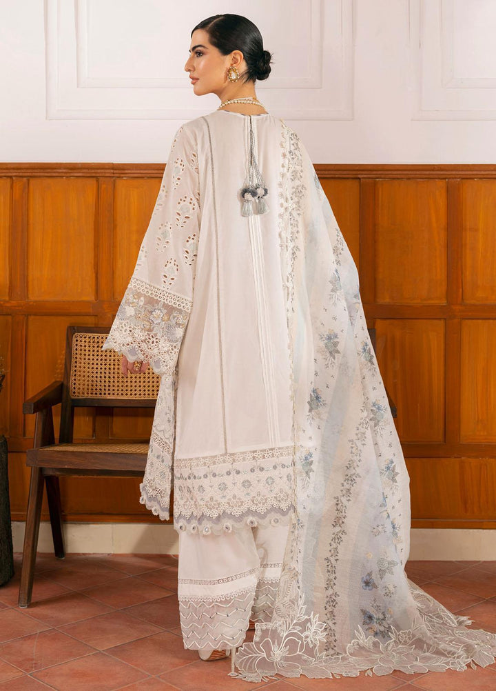 Baroque Embroidered Lawn Suits Unstitched 3 Piece BQ23ES BQU-SL11-D01 - Summer Collection