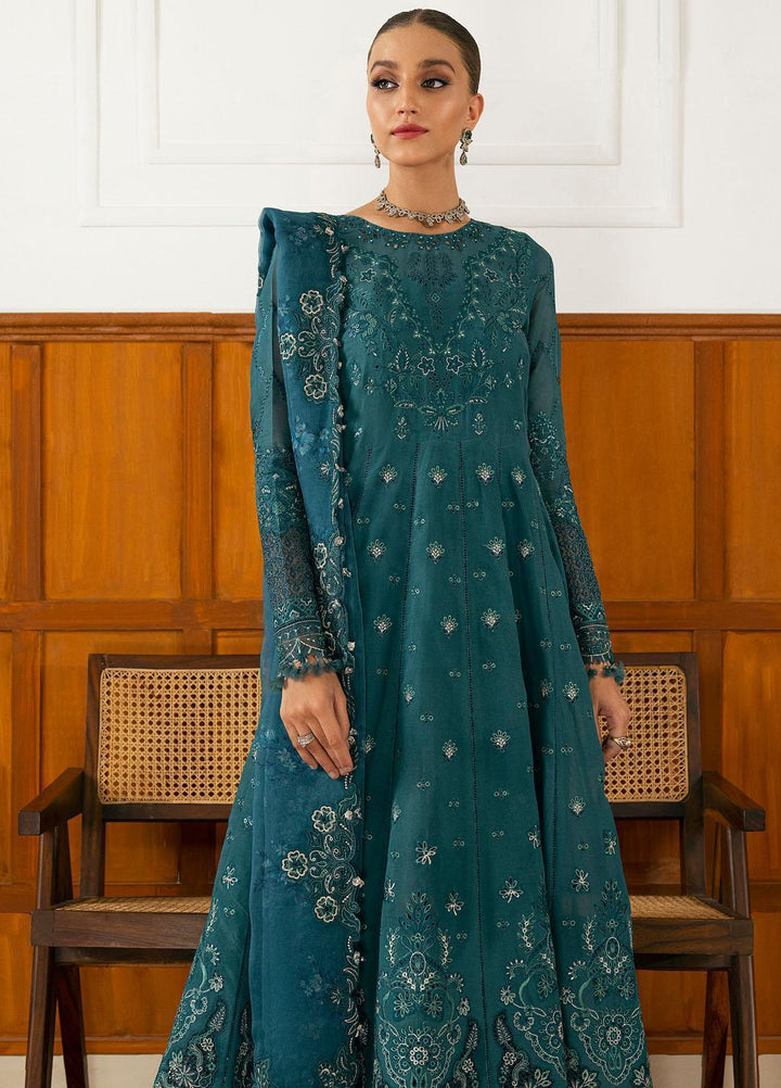 Baroque Embroidered Lawn Suits Unstitched 3 Piece BQ23ES BQU-SL11-D02 - Summer Collection
