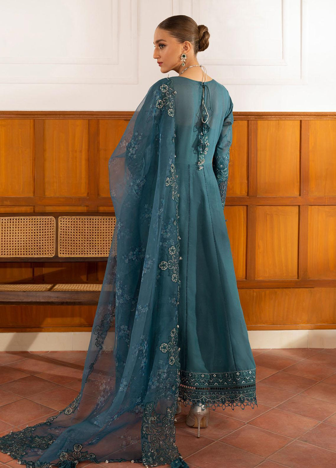 Baroque Embroidered Lawn Suits Unstitched 3 Piece BQ23ES BQU-SL11-D02 - Summer Collection