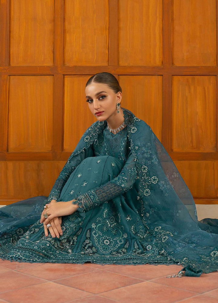 Baroque Embroidered Lawn Suits Unstitched 3 Piece BQ23ES BQU-SL11-D02 - Summer Collection