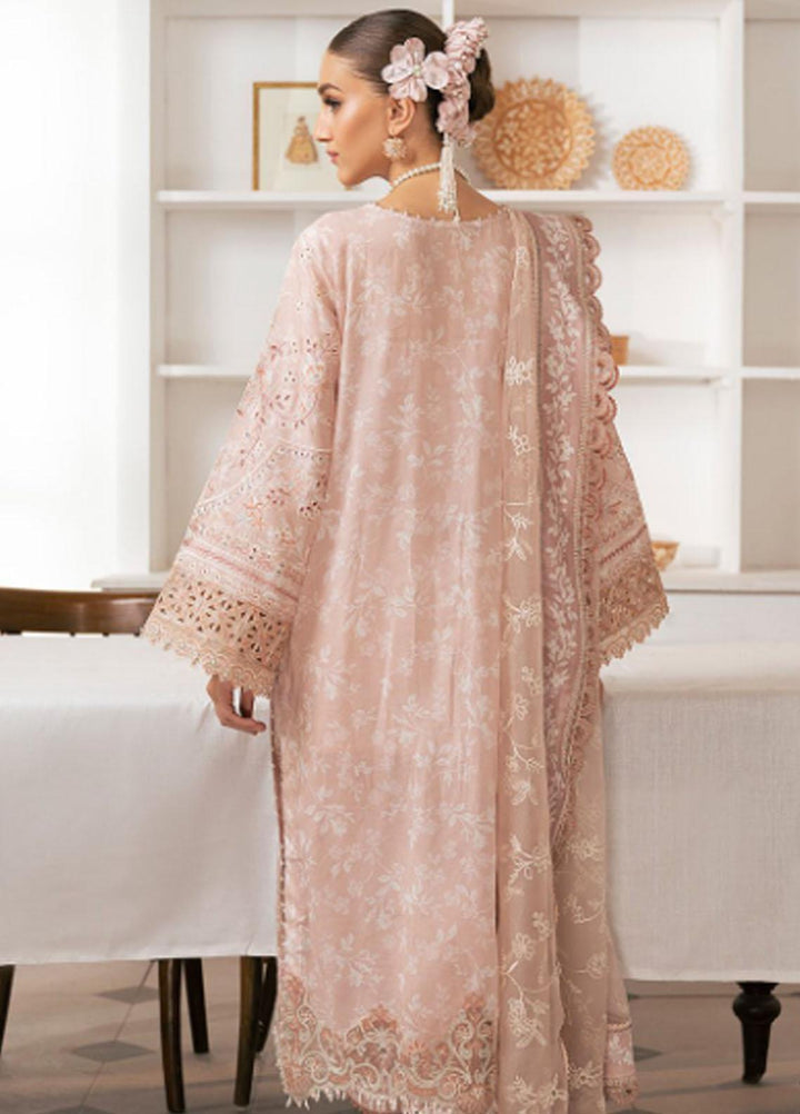 Baroque Embroidered Lawn Suits Unstitched 3 Piece BQ23ES BQU-SL11-D03 - Summer Collection