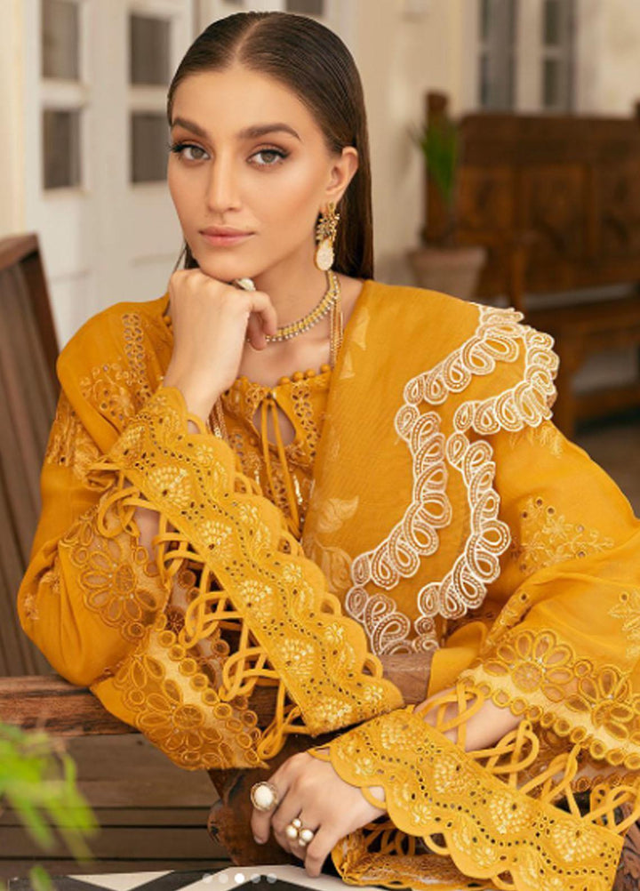 Baroque Embroidered Lawn Suits Unstitched 3 Piece BQ23ES BQU-SL11-D06 - Summer Collection